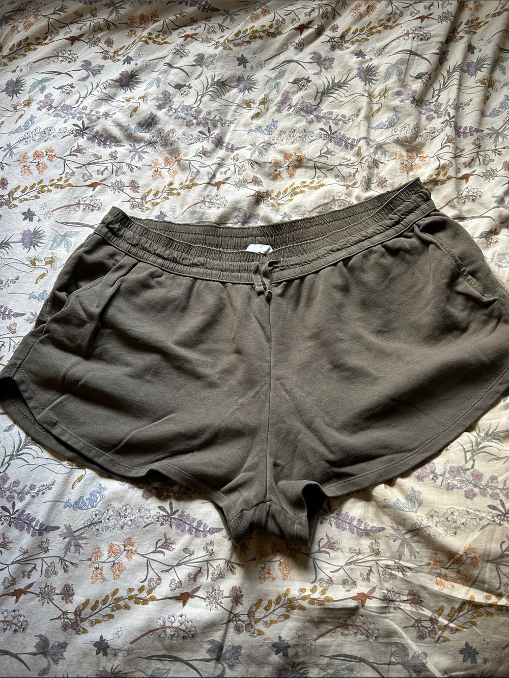 Lounge Short Bundle - H&M Olive Green Shorts and Old Navy Blue Shorts